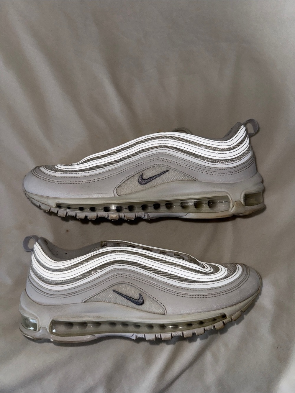 Nike Air Max 97 Triple White Sneakers